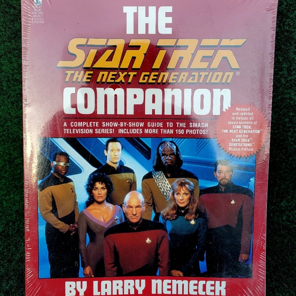 The Star Trek The Next Generation Companion Book 1992 by Larry Nemecek New Seal - Picture 8 of 8
